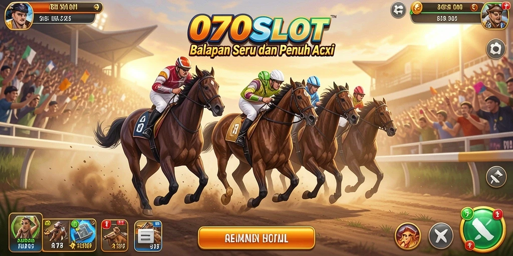Tampilan gameplay balapan seru di 070SLOT dengan grafik menawan.