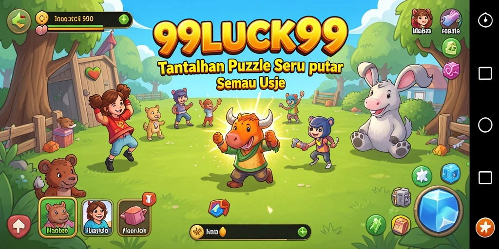 Gameplay seru dalam 99LUCK99 yang menantang dan penuh warna.