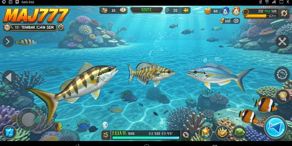 Gameplay seru Tembak Ikan di MAJ777.
