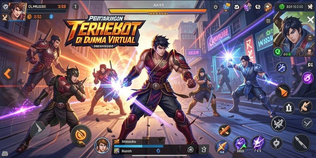 Tampilan utama gameplay OLYMPUS88 dengan aksi pertarungan yang mendebarkan.