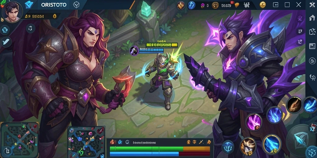 Tampilan gameplay ORISTOTO yang seru dan penuh aksi.