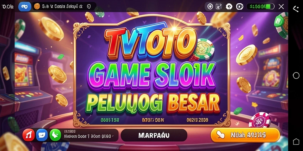 Tampilan gameplay TVTOTO yang seru dan menarik.